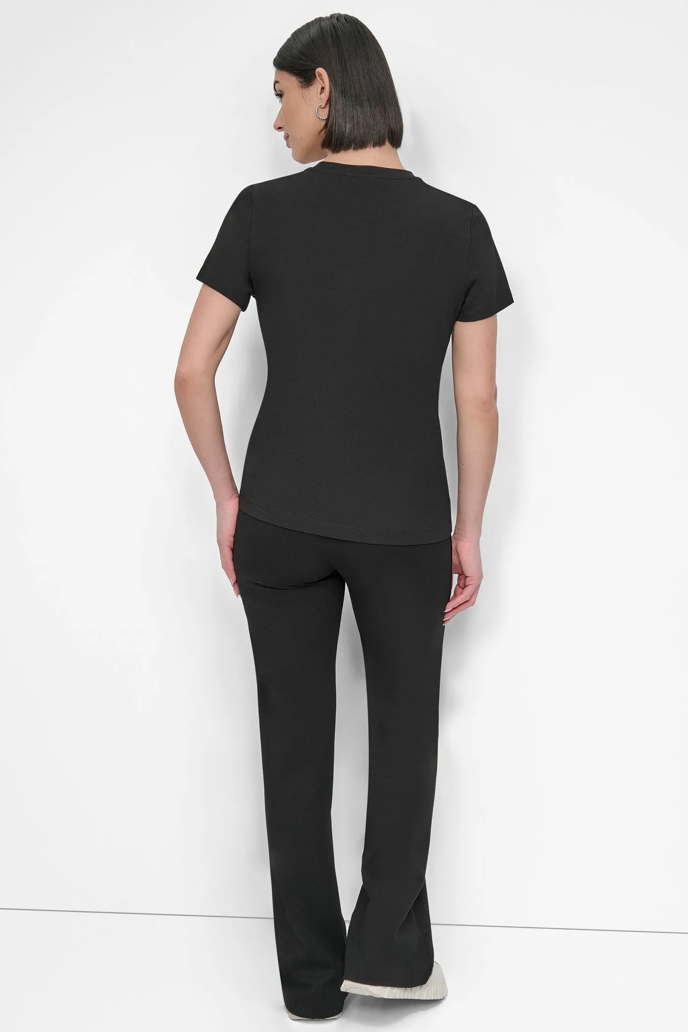 SHORT SLEEVE PRINTED STACK LOGO TEE sold by DKNY product image thumbnail 2