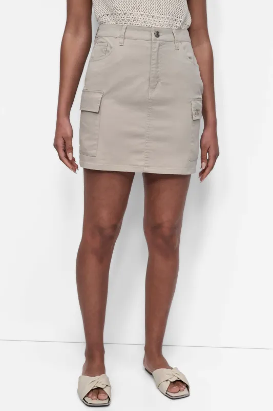 HIGH WAIST CARGO SKIRT sold by DKNY