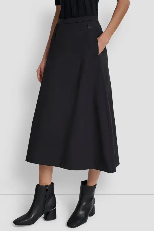 HIGH WAIST CIRCLE SKIRT sold by DKNY