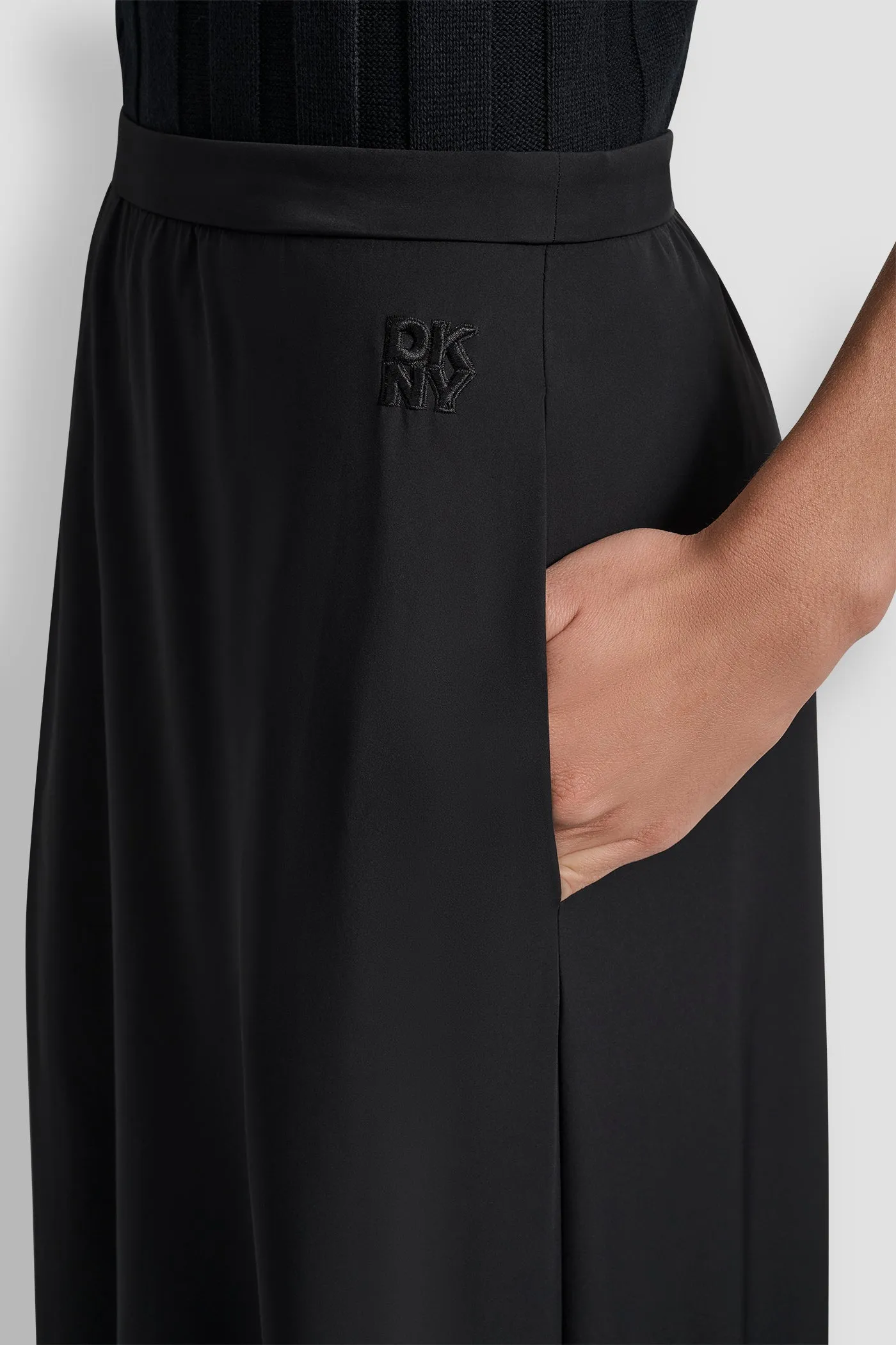 HIGH WAIST CIRCLE SKIRT sold by DKNY product image thumbnail 4