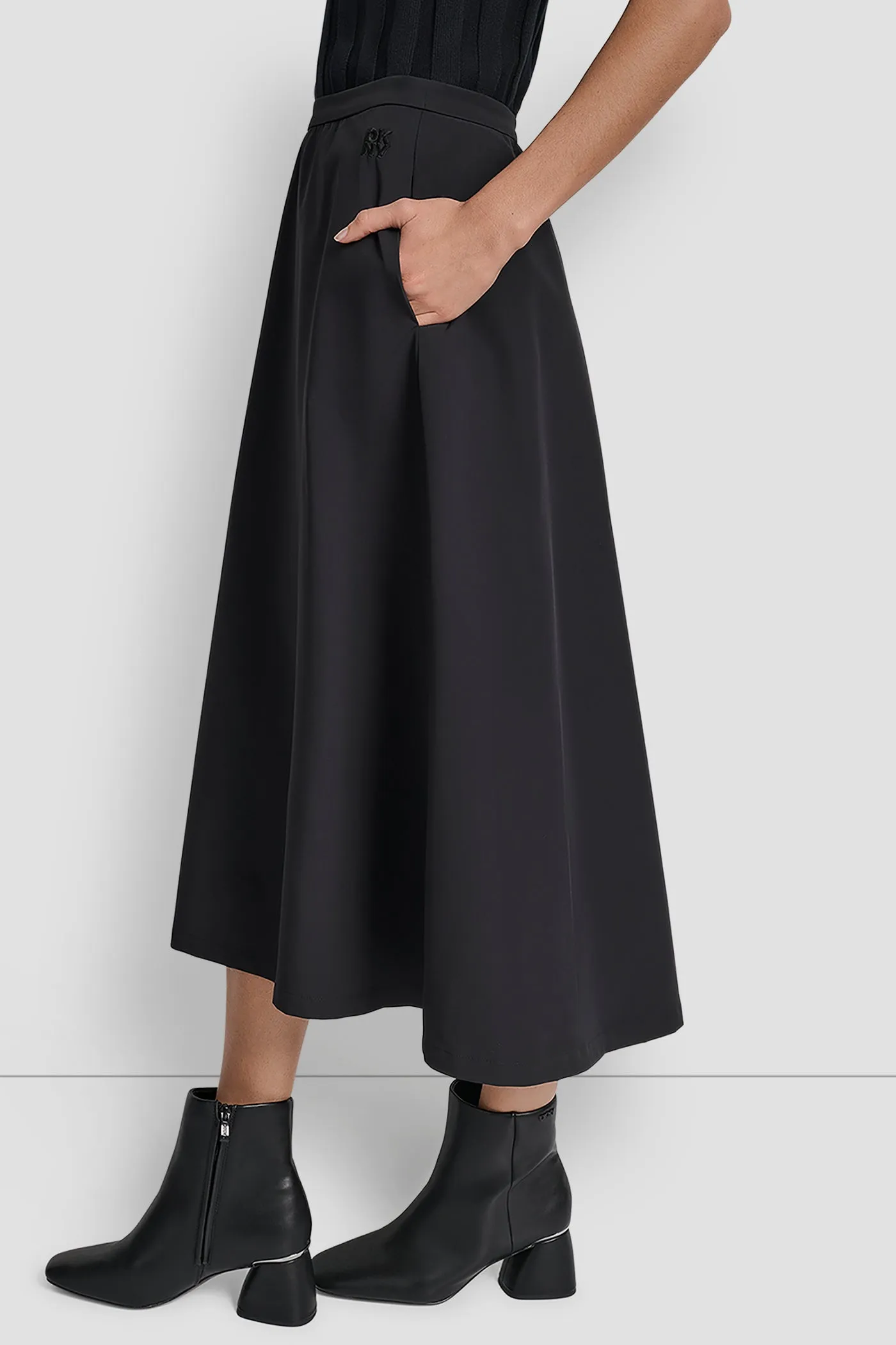HIGH WAIST CIRCLE SKIRT sold by DKNY product image thumbnail 3