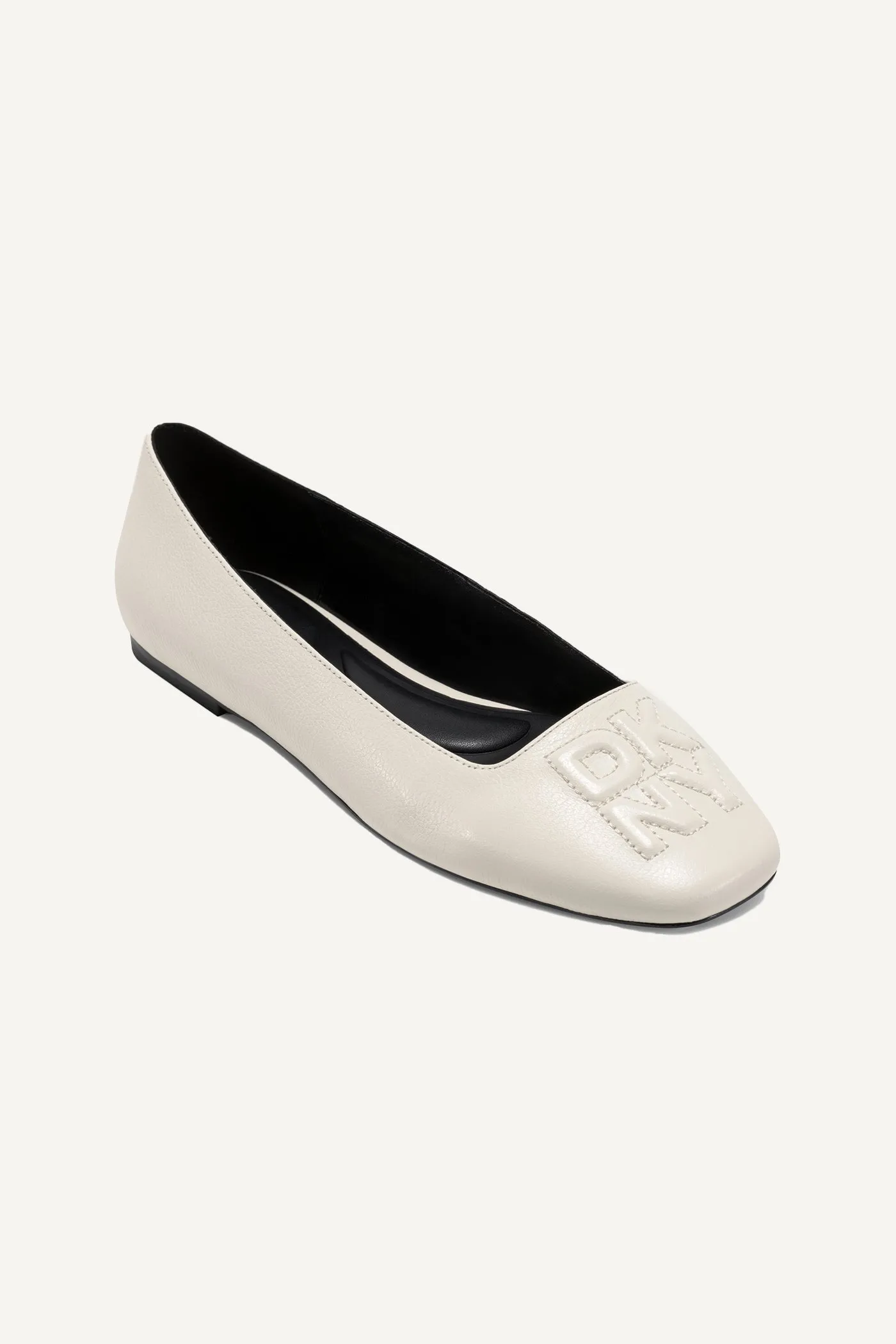 DARIANNE LOGO-EMBOSSED BALLET FLAT sold by DKNY product image thumbnail 2