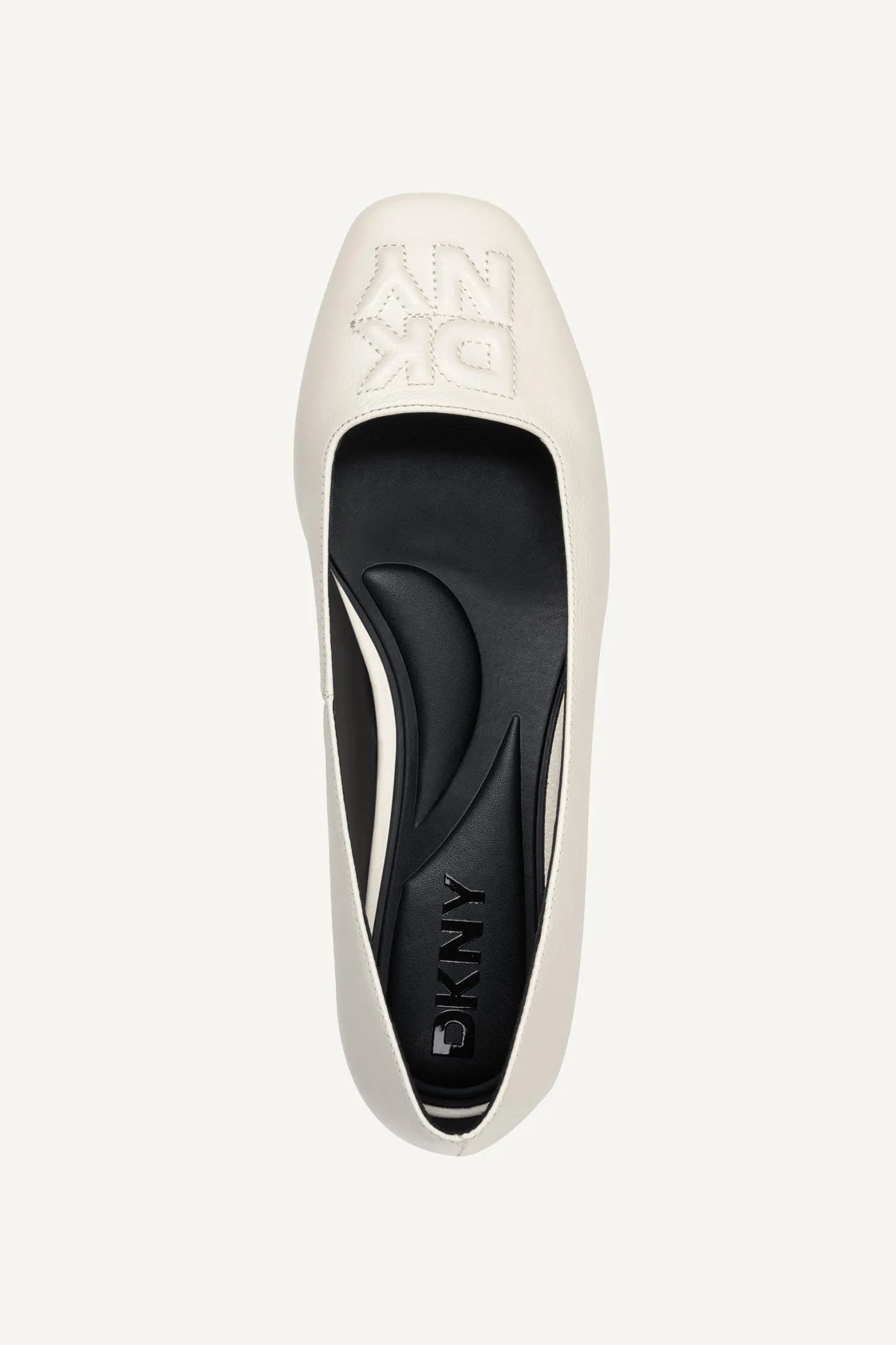 DARIANNE LOGO-EMBOSSED BALLET FLAT sold by DKNY product image thumbnail 3