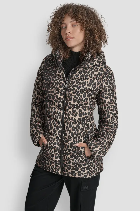 LIGHTWEIGHT PUFFER JACKET sold by DKNY