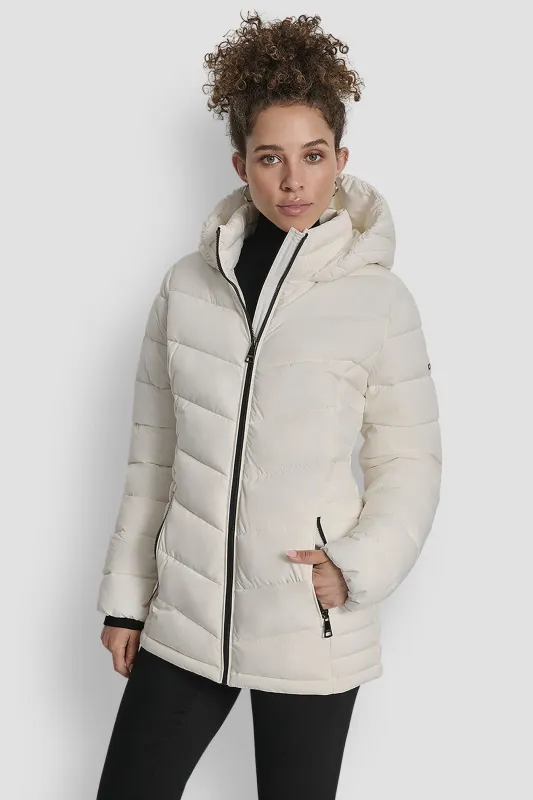 LIGHTWEIGHT PUFFER JACKET sold by DKNY