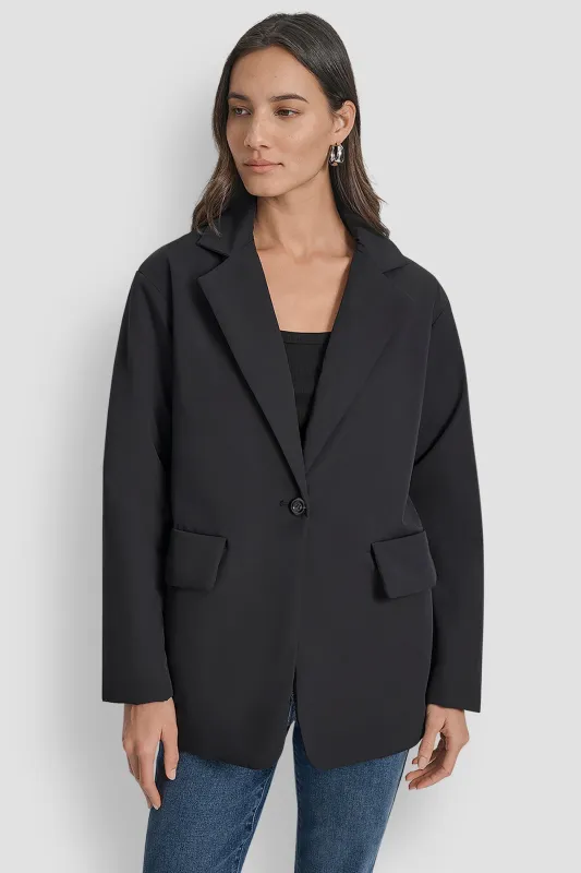 BLAZER STYLE PUFFER JACKET made by DKNY