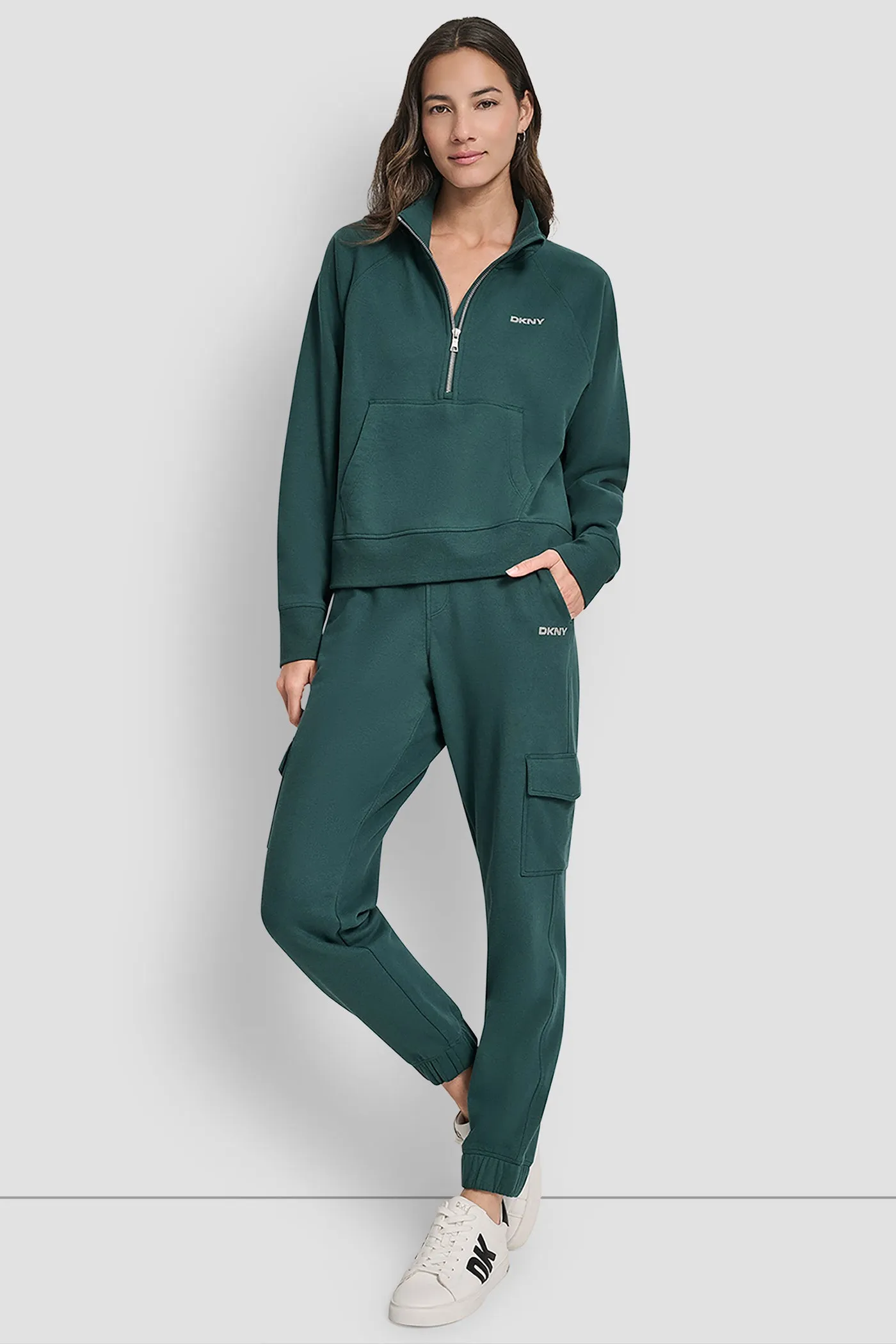 HIGH-RISE STUDDED LOGO SLIM JOGGER sold by DKNY product image thumbnail 5