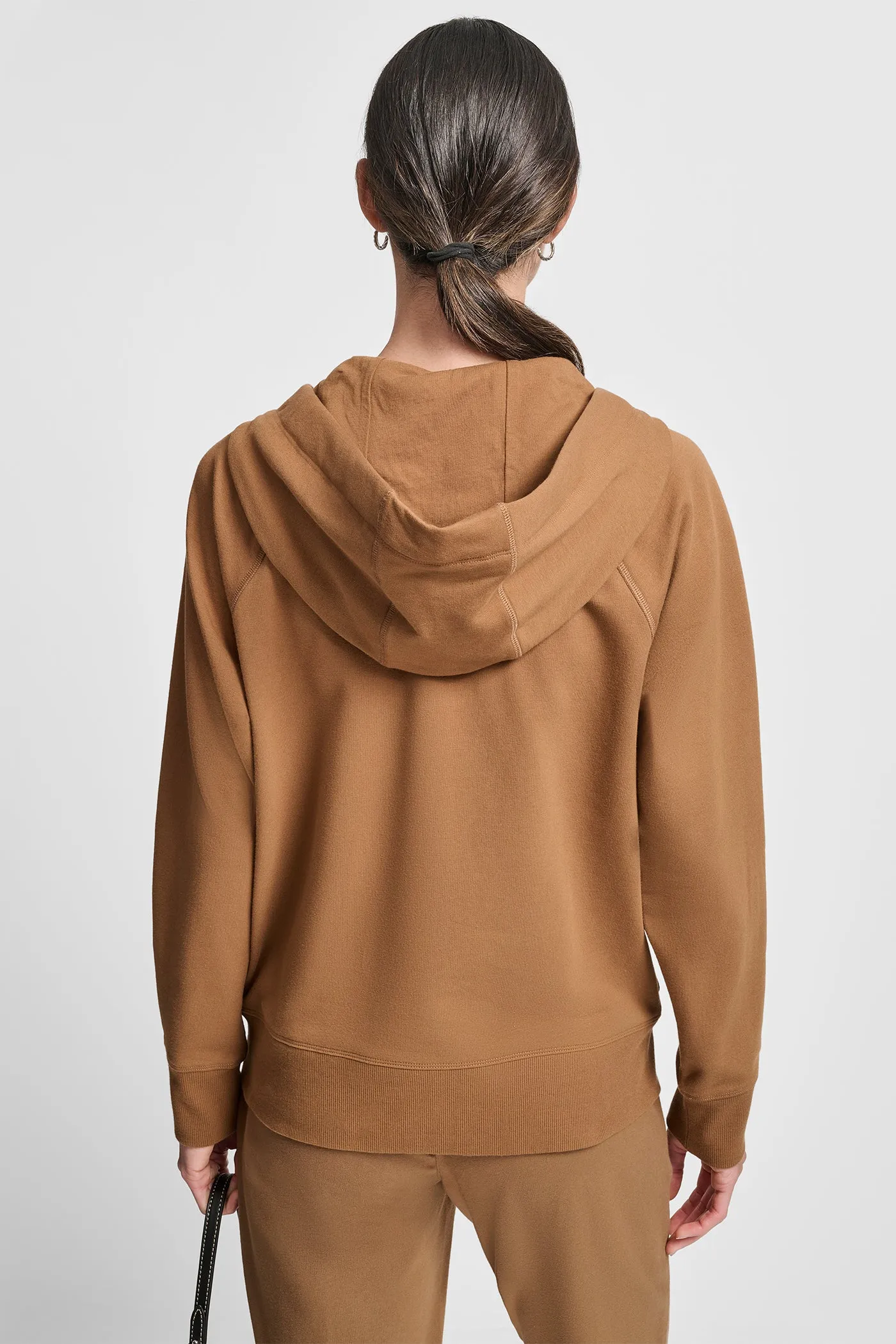 TWO-TONE LOGO DRAWSTRING HOODIE sold by DKNY product image thumbnail 2