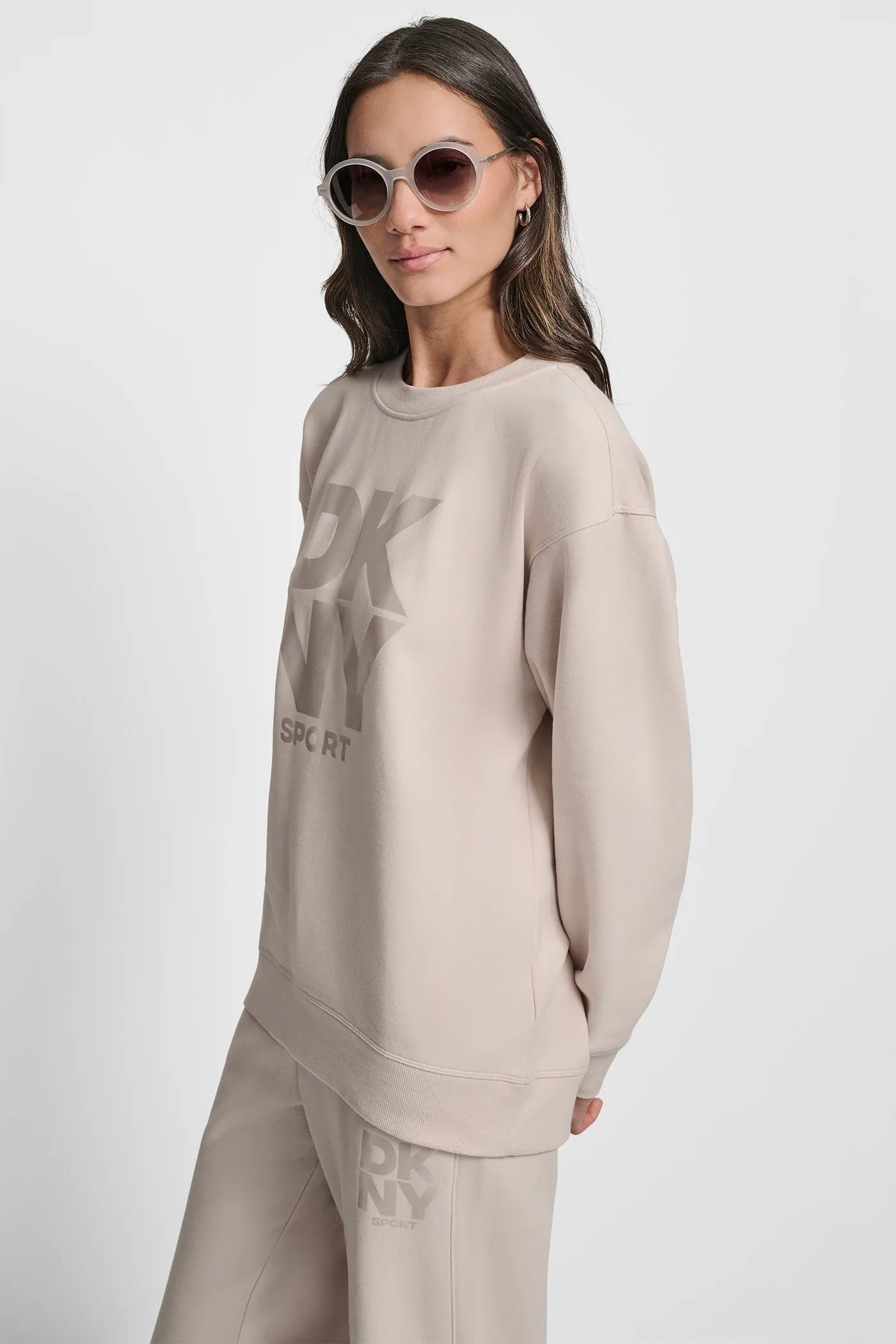 STACKED LOGO SWEATSHIRT sold by DKNY product image thumbnail 3