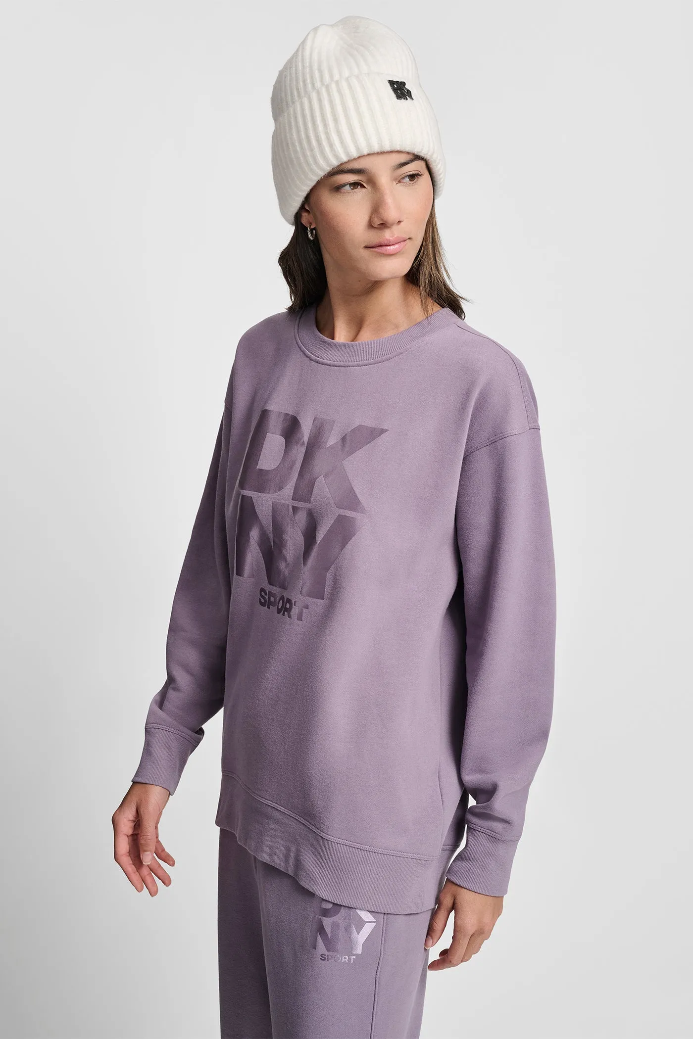 STACKED LOGO SWEATSHIRT sold by DKNY product image thumbnail 3