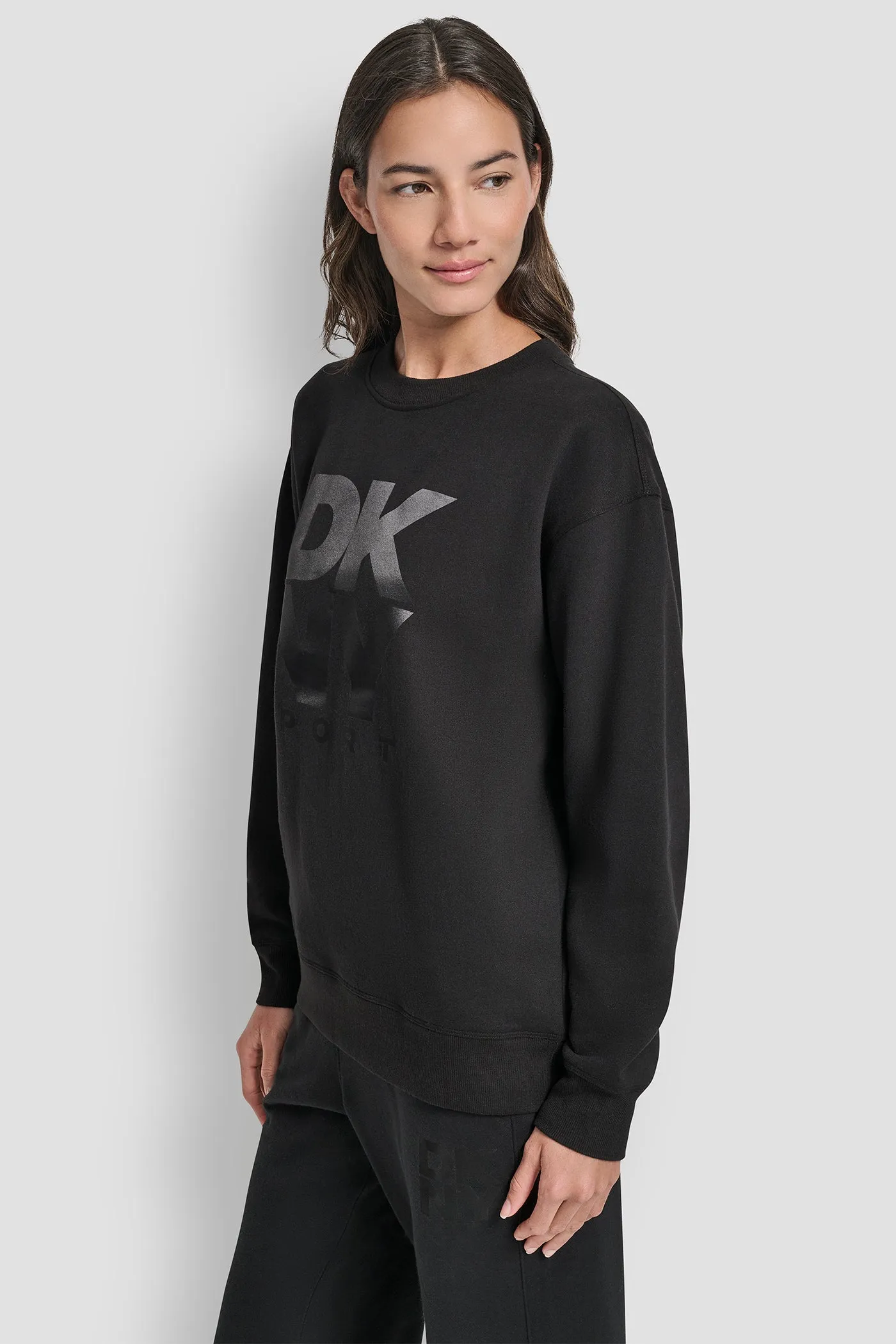 STACKED LOGO SWEATSHIRT sold by DKNY product image thumbnail 3