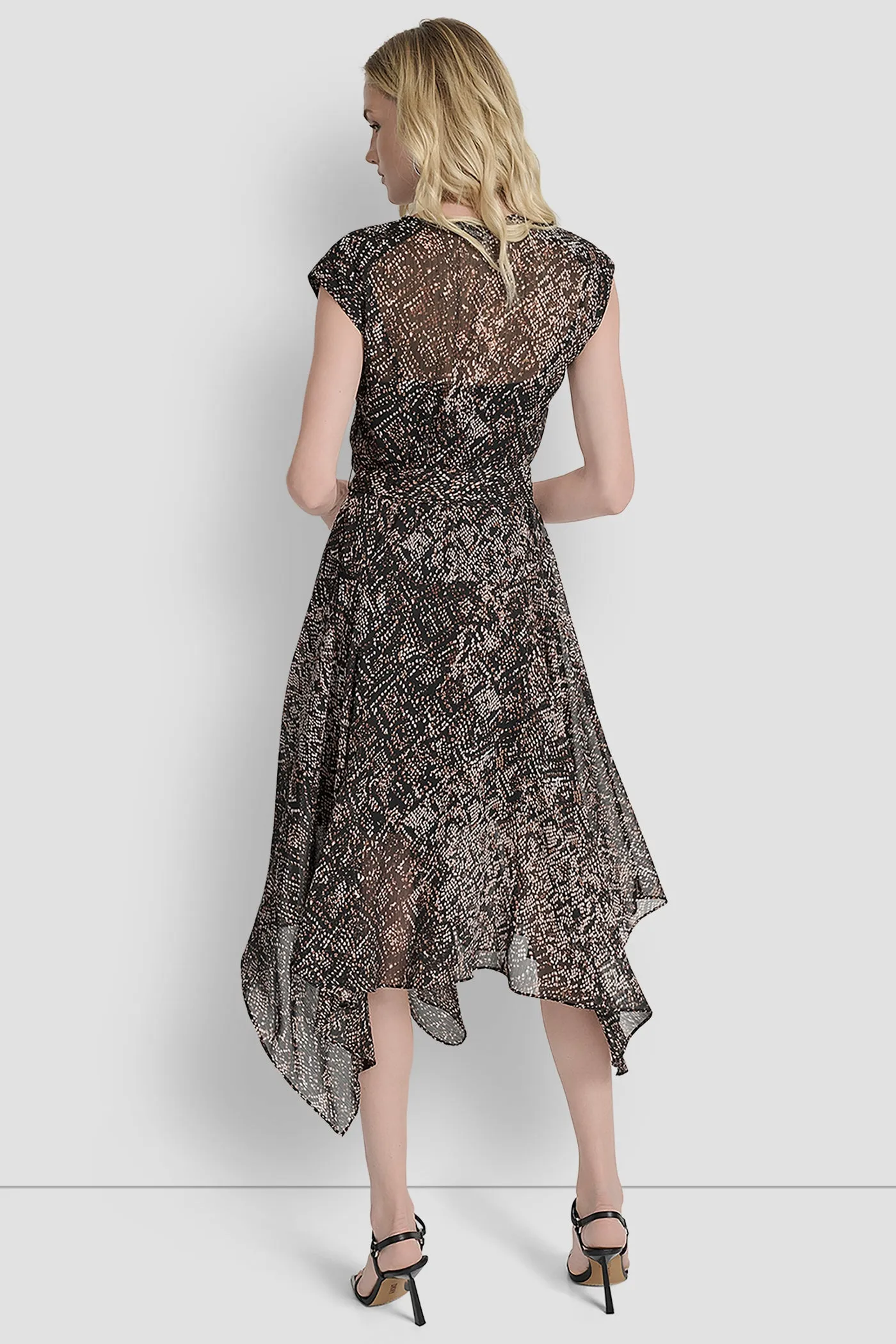 SLEEVLESS V-NECK MIDI sold by DKNY product image thumbnail 2