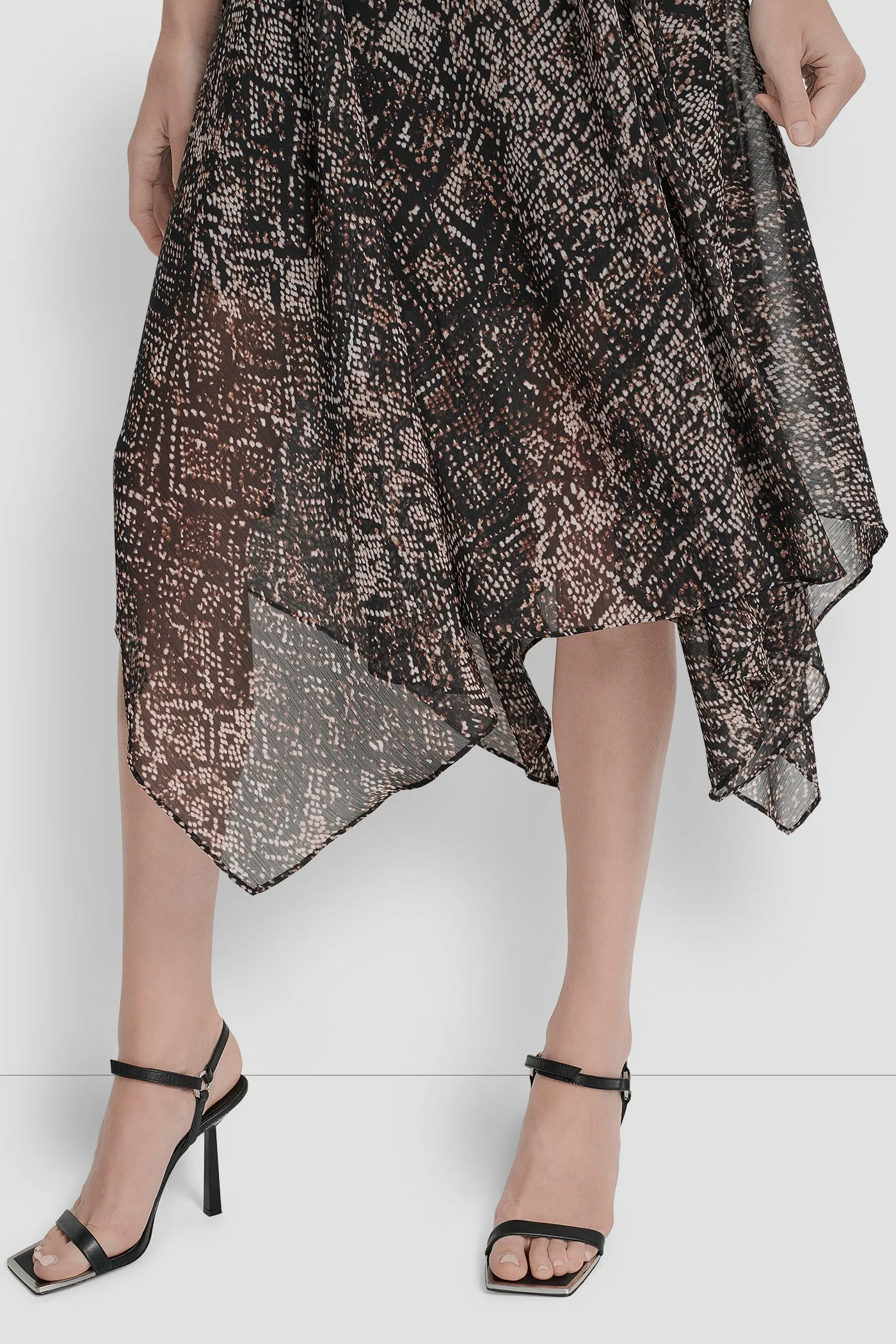 SLEEVLESS V-NECK MIDI sold by DKNY product image thumbnail 5