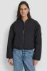 MATTE NYLON BOMBER STYLE JACKET sold by DKNY