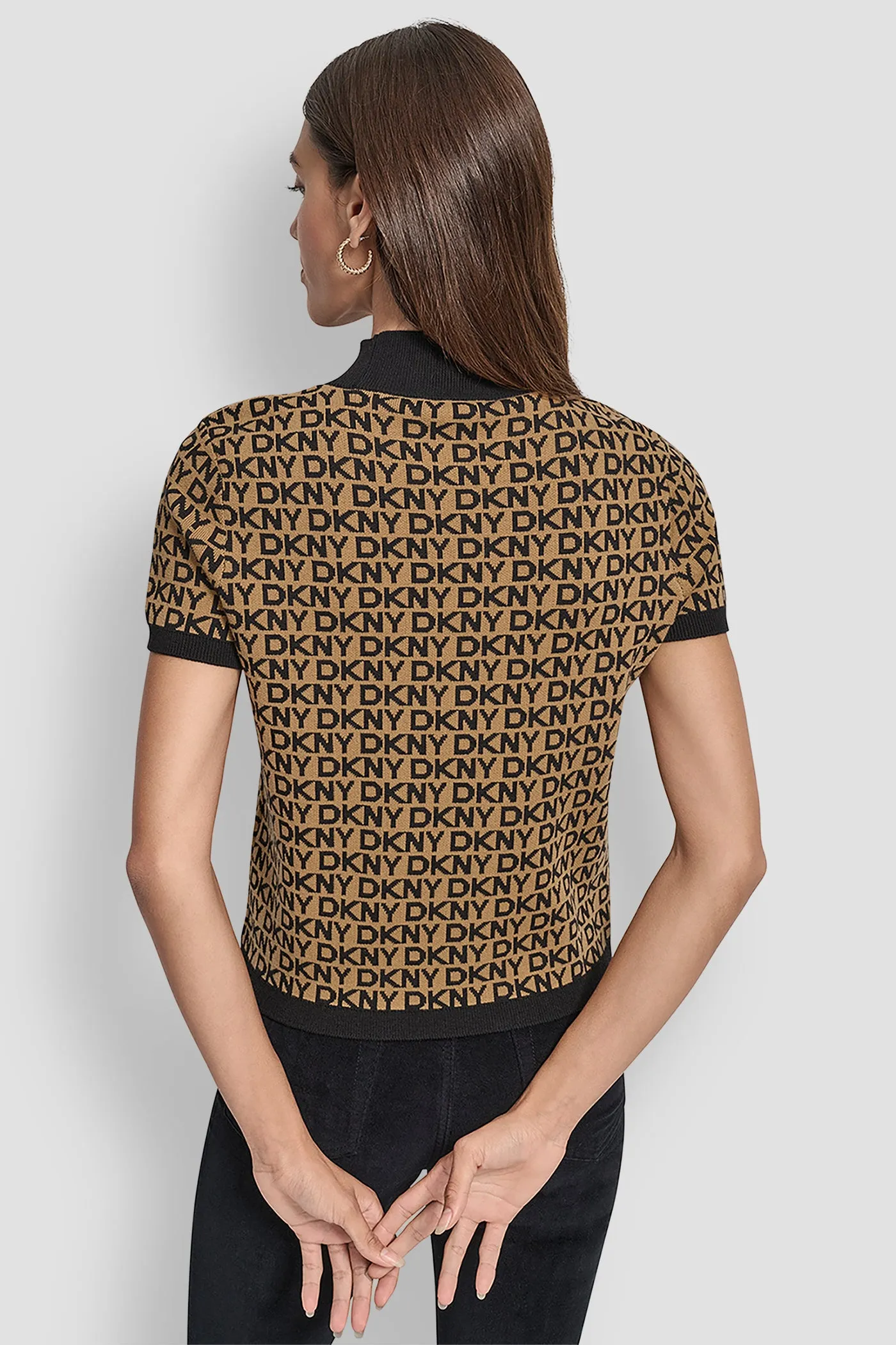 LOGO JACQUARD TOP sold by DKNY product image thumbnail 2