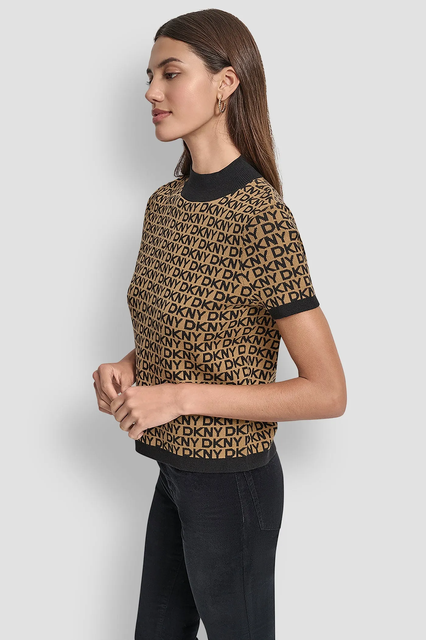 LOGO JACQUARD TOP sold by DKNY product image thumbnail 3