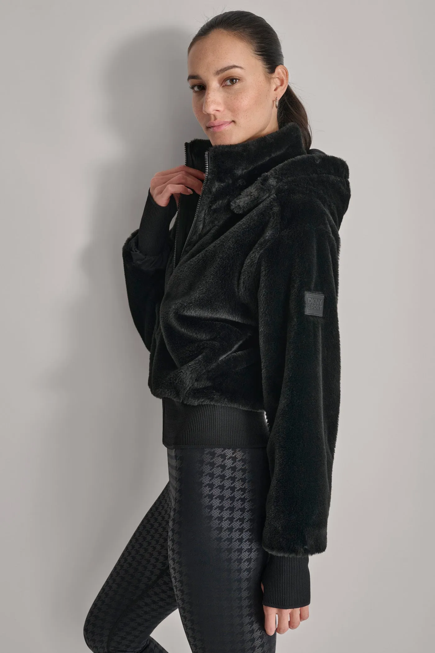 HOODED TEDDY BOMBER sold by DKNY product image thumbnail 3
