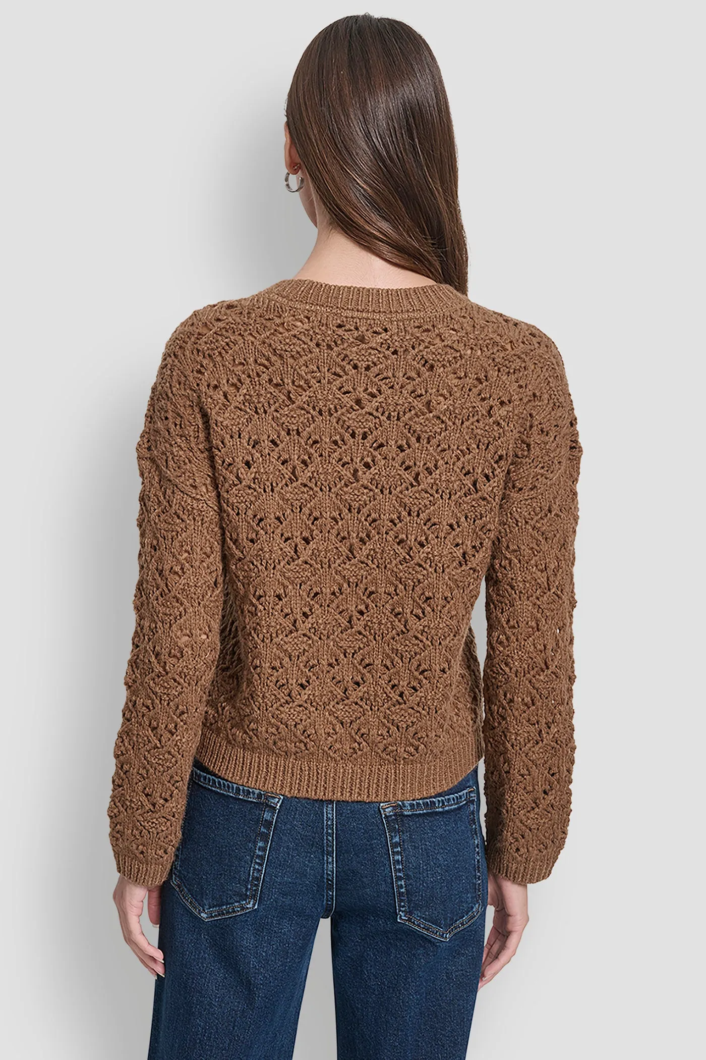 POINTELLE STITCH SWEATER sold by DKNY product image thumbnail 2