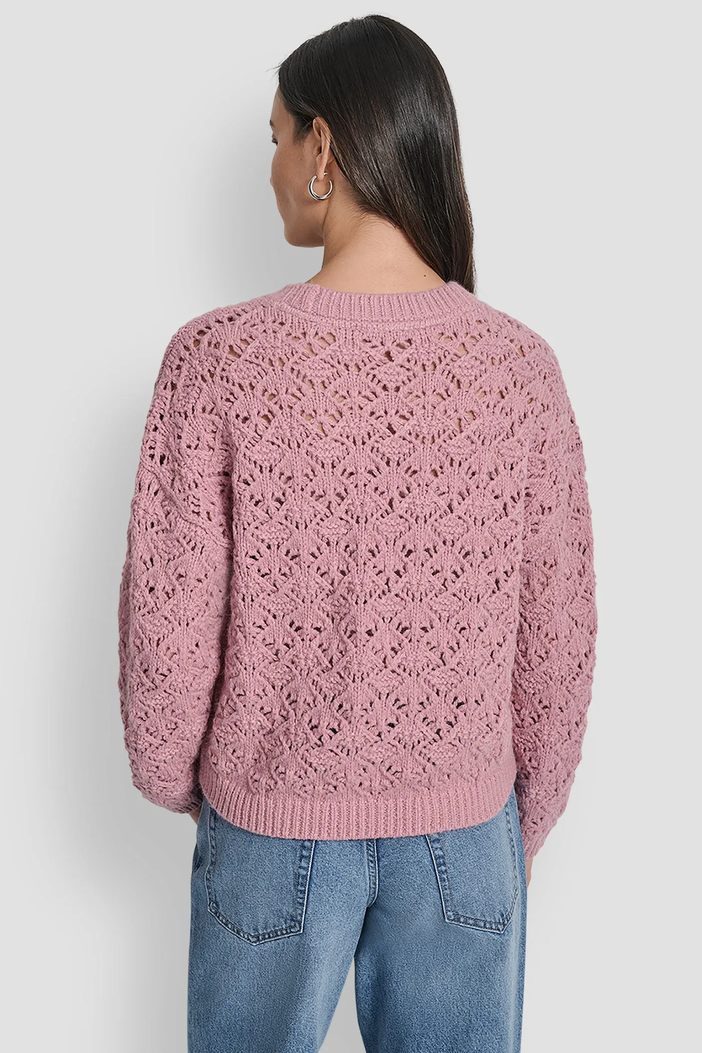 POINTELLE STITCH SWEATER sold by DKNY product image thumbnail 2