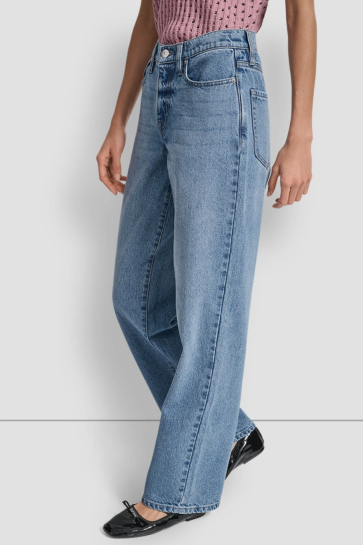 VESEY MID RISE RELAXED STRAIGHT 32 INCH INSEAM sold by DKNY product image thumbnail 3