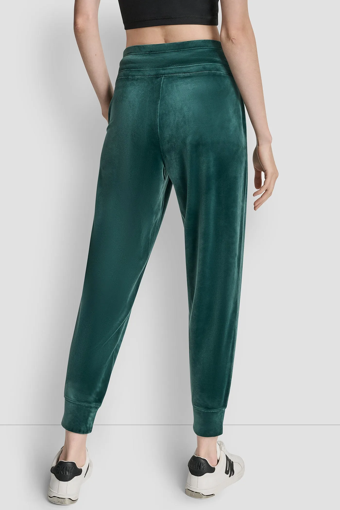 VELOUR HD EMBROIDERY LOGO SLIM FIT JOGGER sold by DKNY product image thumbnail 2