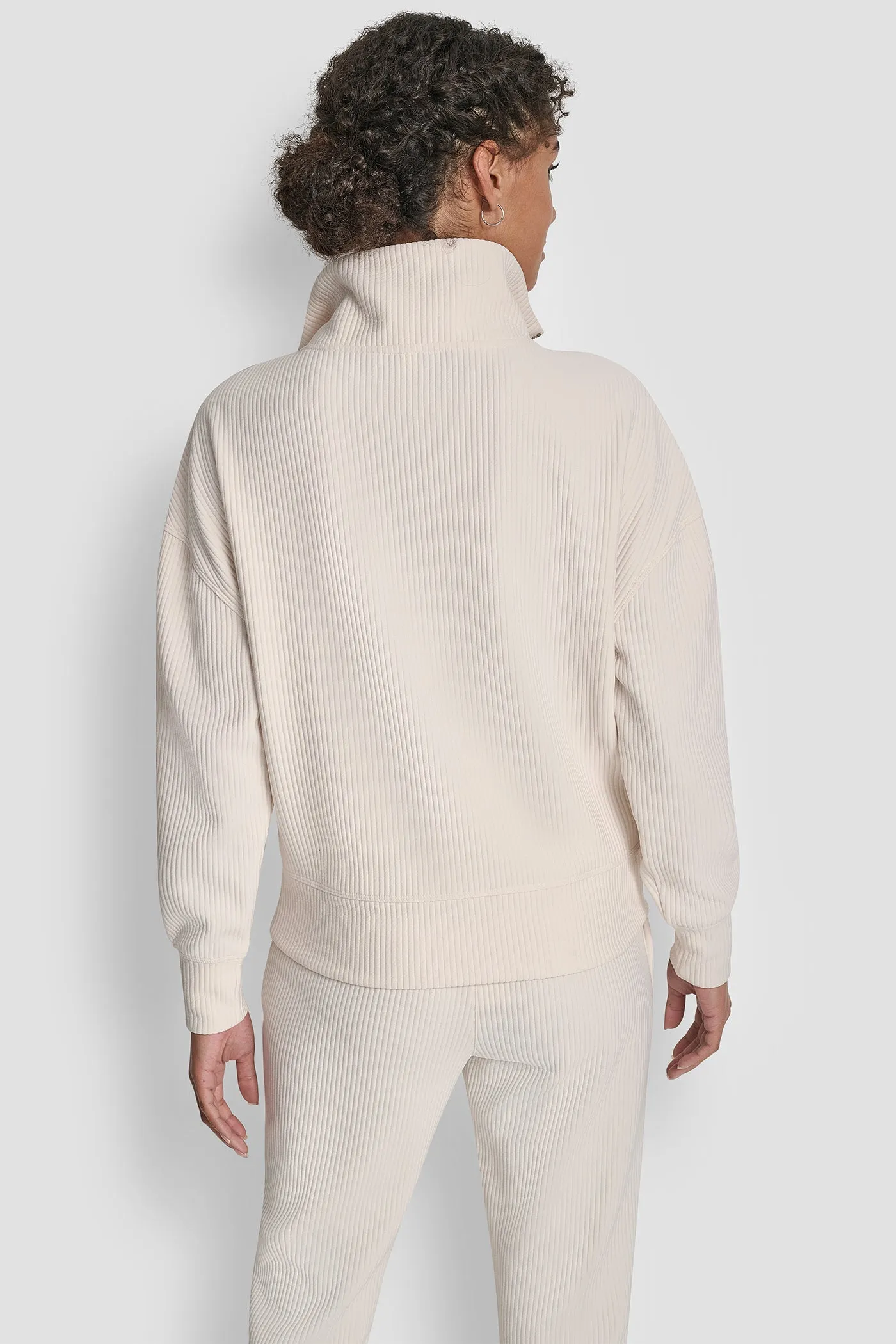 TECH OTTOMAN HALF ZIP MOCK NECK PULLOVER sold by DKNY product image thumbnail 2