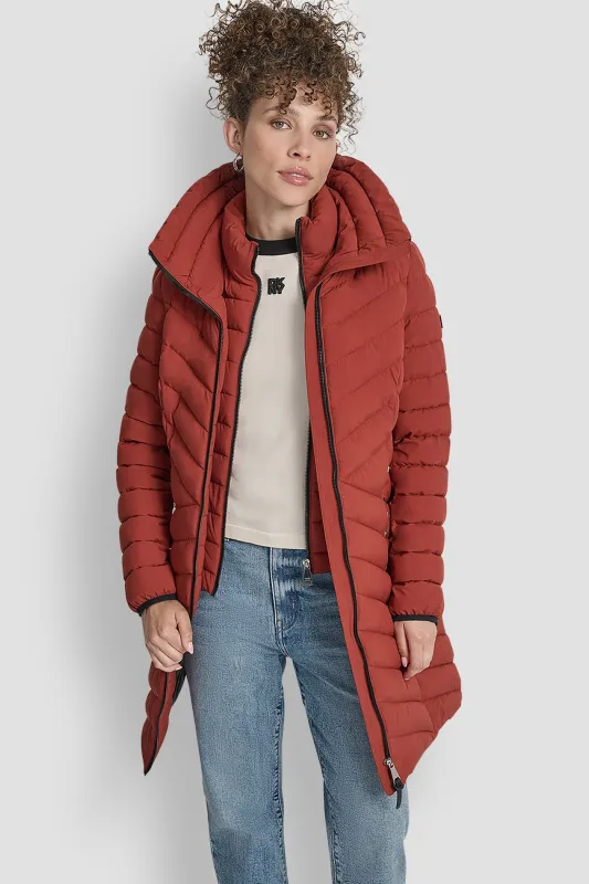 LONG PACKABLE VESTIE WALKER sold by DKNY