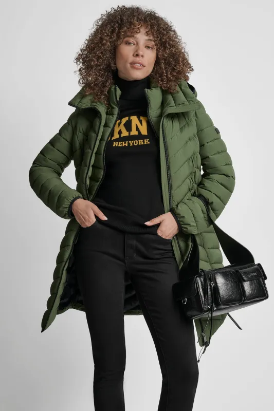 LONG PACKABLE VESTIE WALKER sold by DKNY