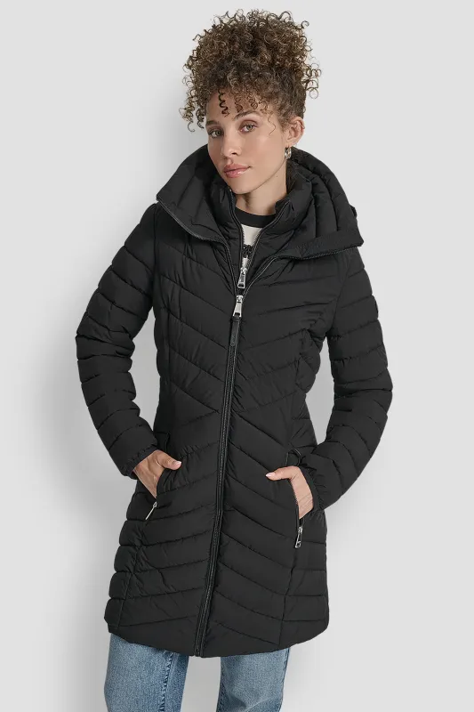 LONG PACKABLE VESTIE WALKER sold by DKNY