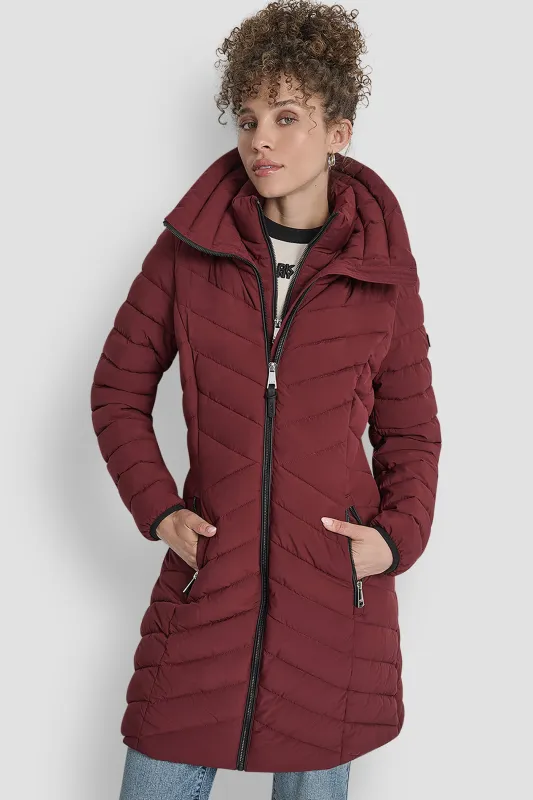 LONG PACKABLE VESTIE WALKER sold by DKNY