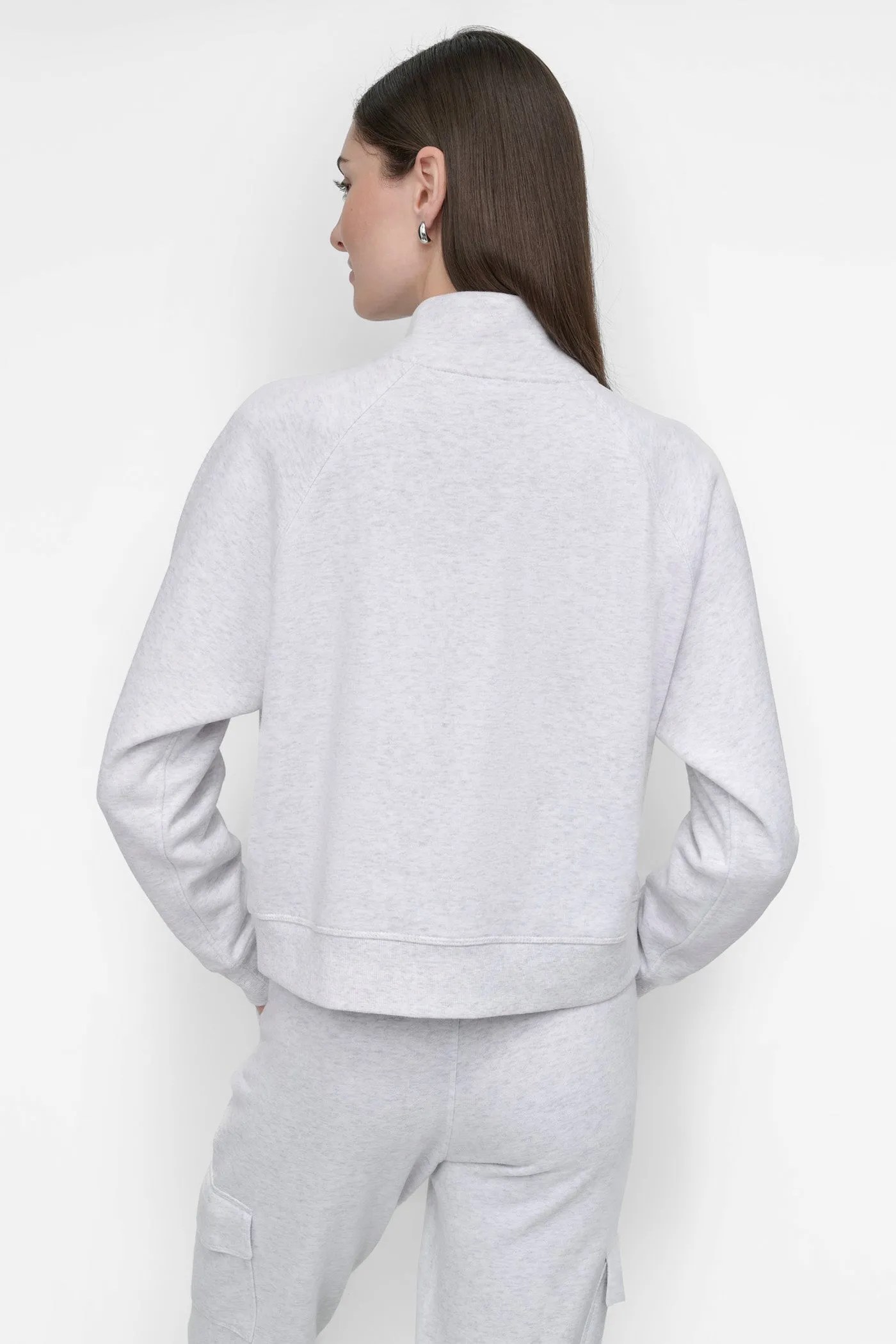 LOGO-EMBELLISHED HALF-ZIP SWEATSHIRT sold by DKNY product image thumbnail 2