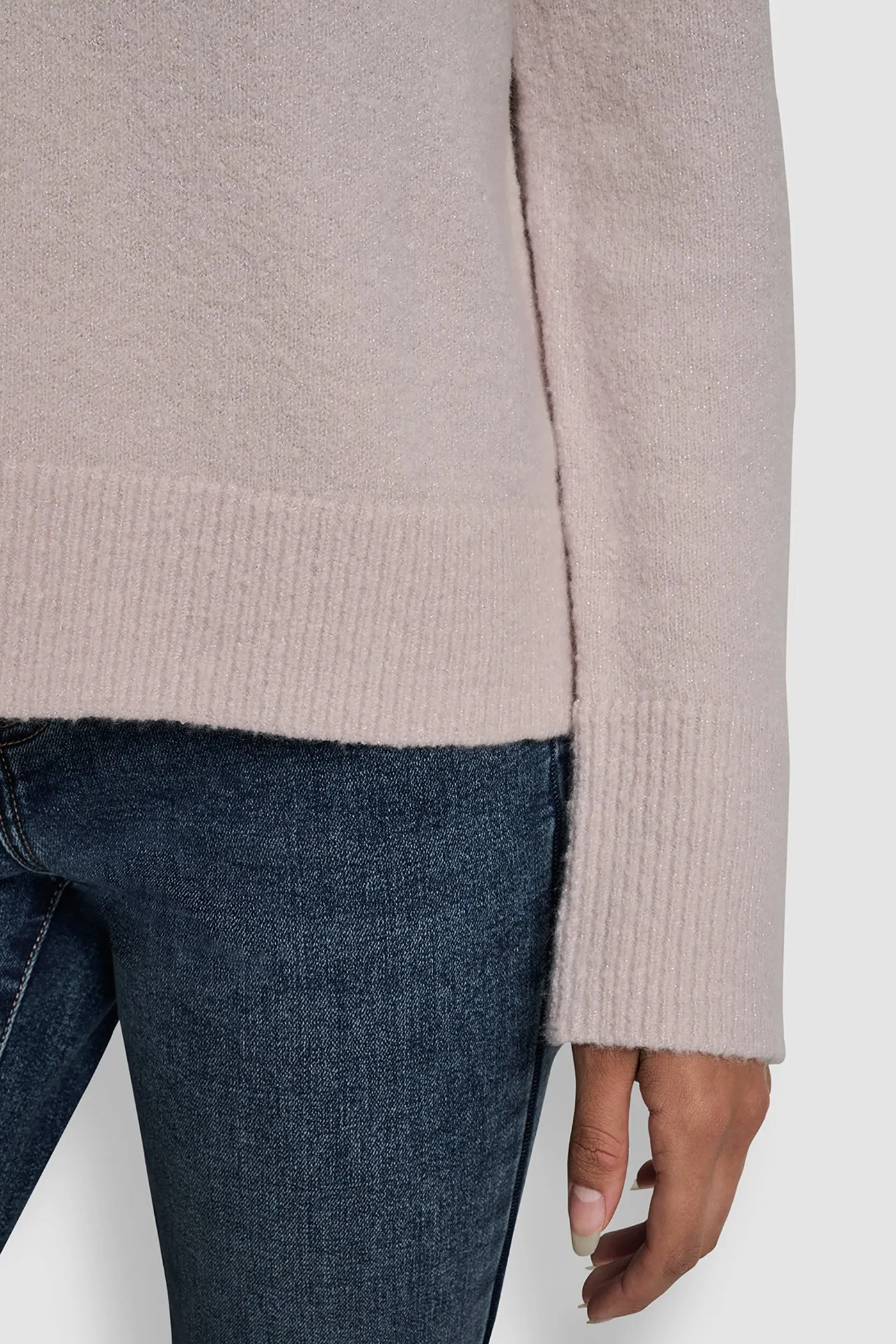 METALLIC SWEATER sold by DKNY product image thumbnail 4