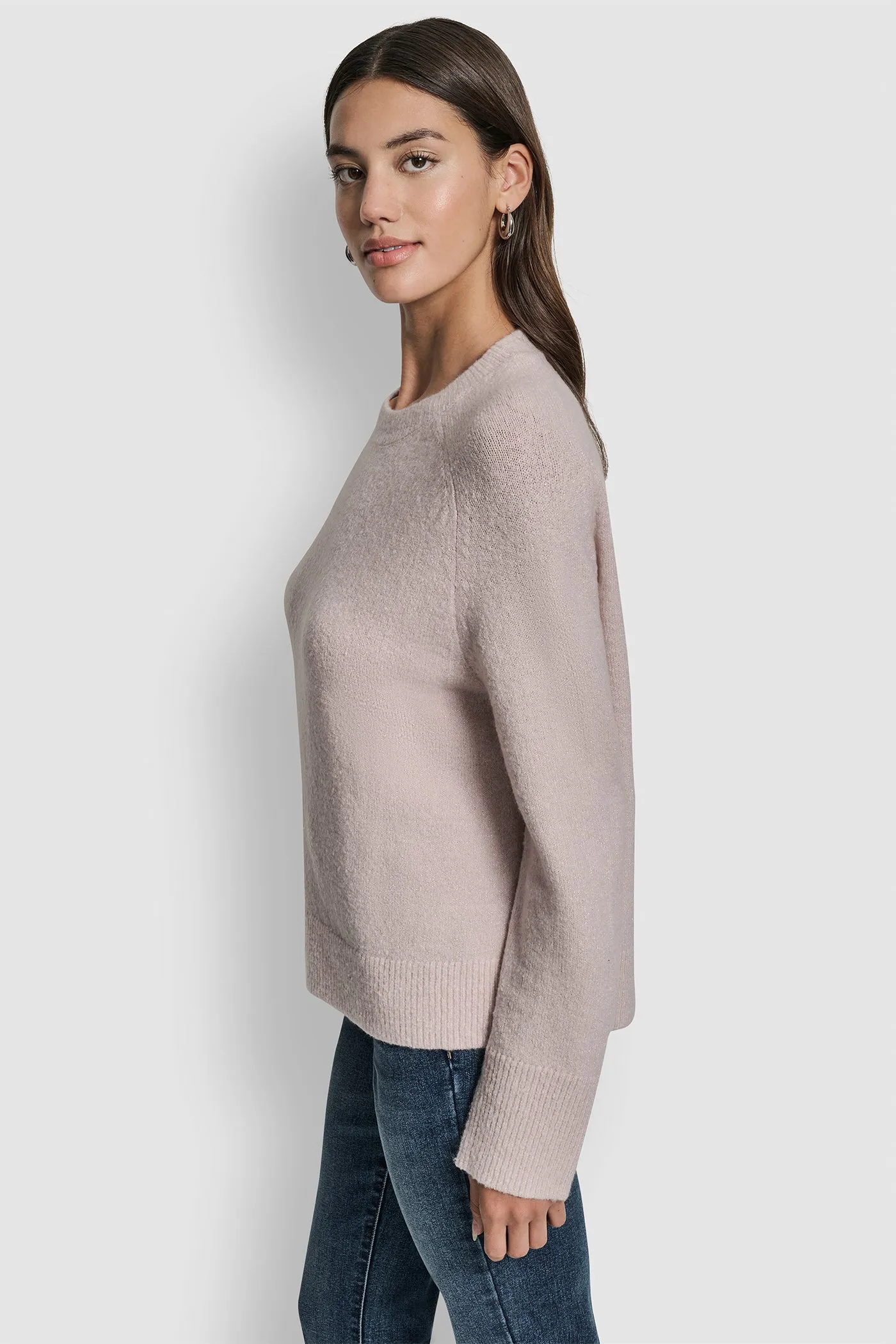 METALLIC SWEATER sold by DKNY product image thumbnail 3