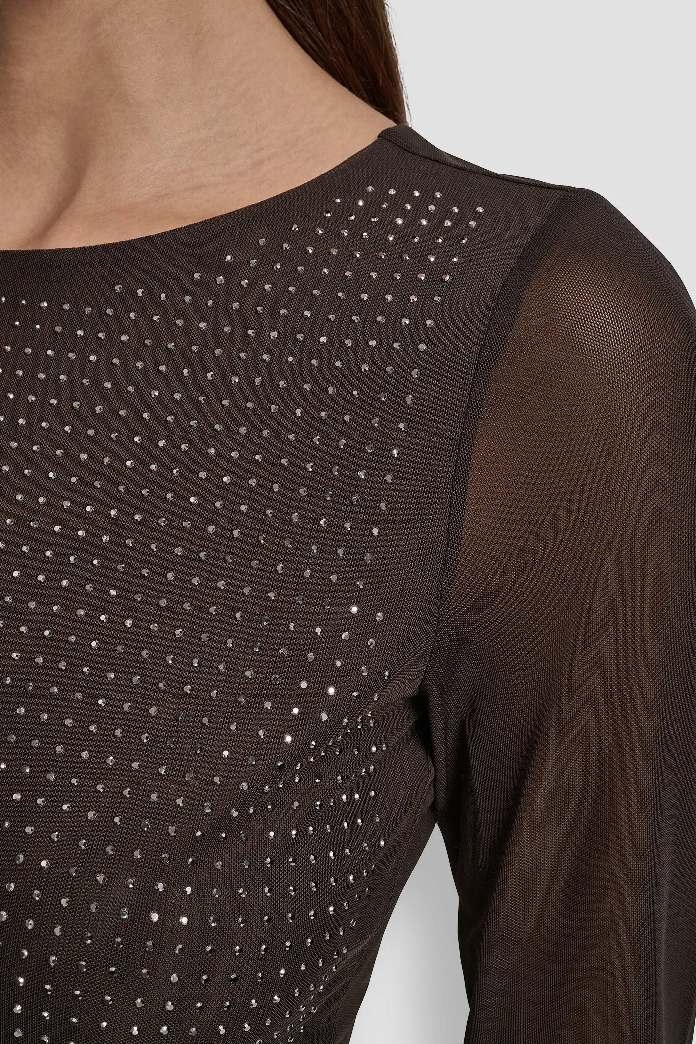 STUDDED MESH TOP sold by DKNY product image thumbnail 4