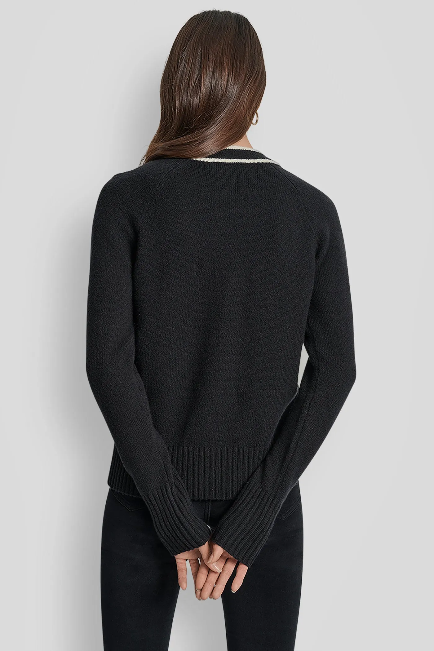 TIPPED CARDIGAN sold by DKNY product image thumbnail 2