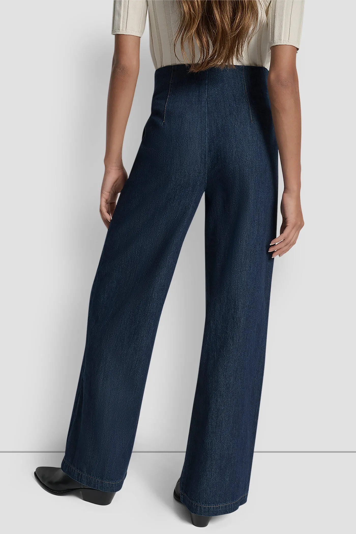 HIGH-RISE WAIST-TAB TROUSER JEAN sold by DKNY product image thumbnail 2