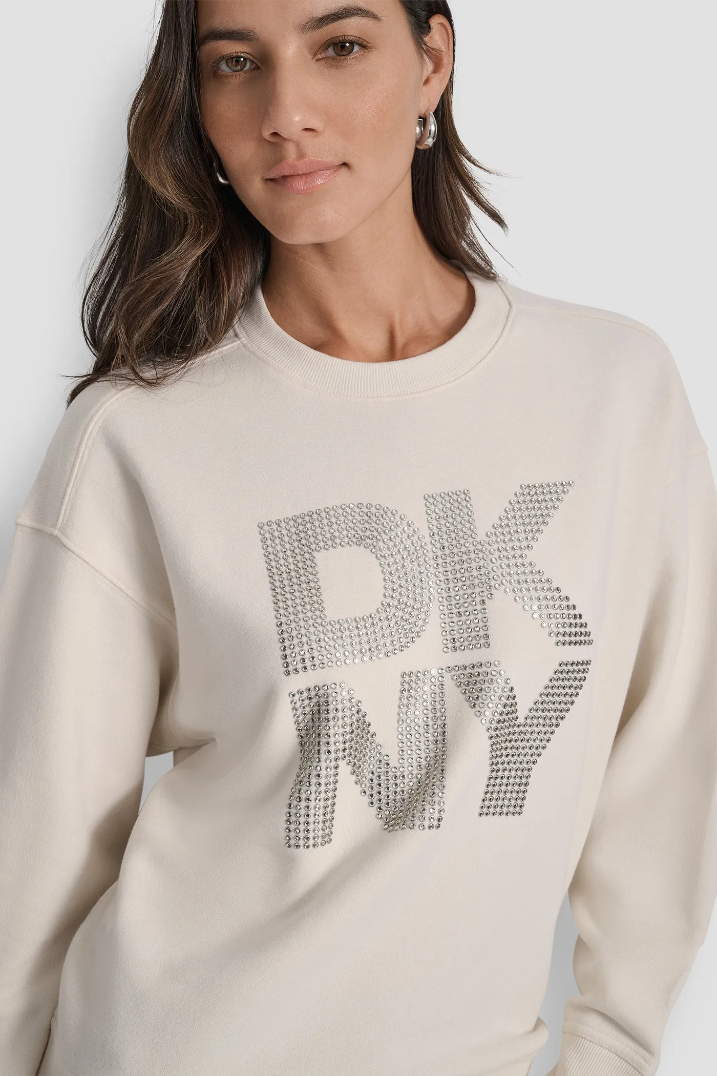 EMBELLISHED LOGO SWEATSHIRT sold by DKNY product image thumbnail 5