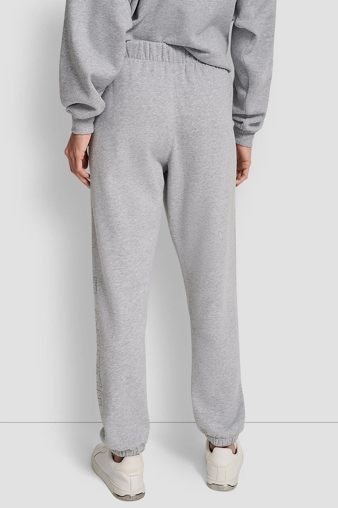 EXPLODED RHINESTONE VARISTY LOGO HIGH RISE RELAXED sold by DKNY product image thumbnail 2