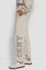 EXPLODED RHINESTONE VARISTY LOGO HIGH RISE RELAXED sold by DKNY