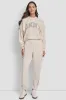EXPLODED RHINESTONE VARISTY LOGO HIGH RISE RELAXED sold by DKNY