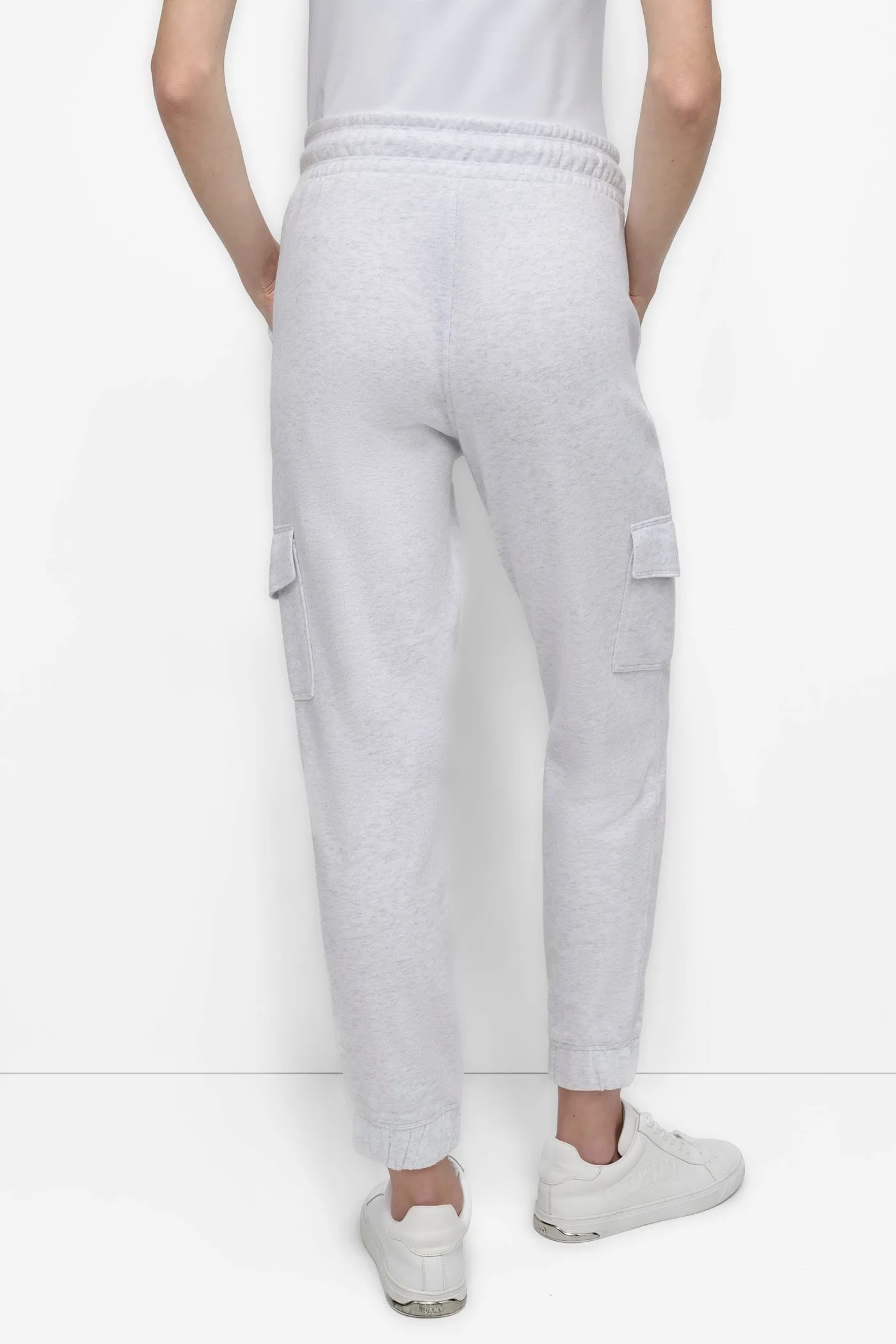 HIGH-RISE STUDDED LOGO SLIM JOGGER sold by DKNY product image thumbnail 2