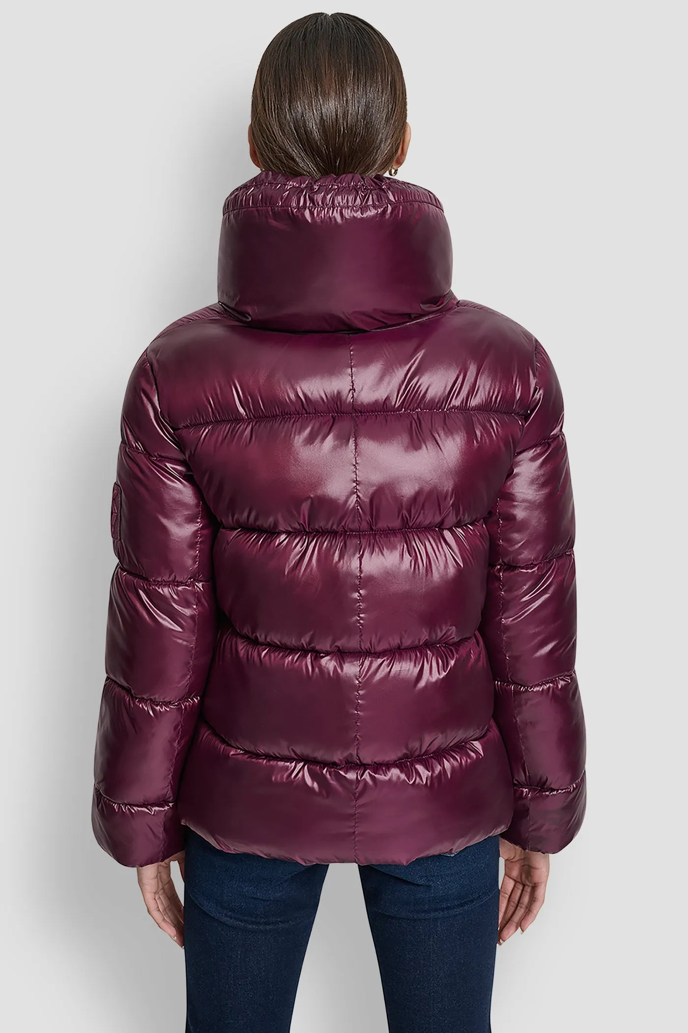 FUNNEL-NECK LIGHTWEIGHT PUFFER JACKET sold by DKNY product image thumbnail 2
