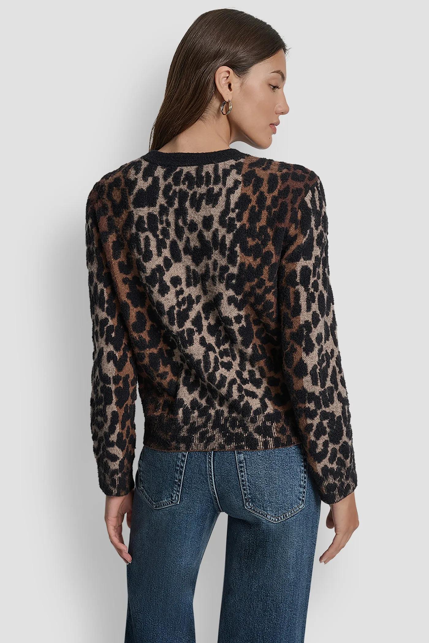 LEOPARD OMBRÉ SWEATER sold by DKNY product image thumbnail 2