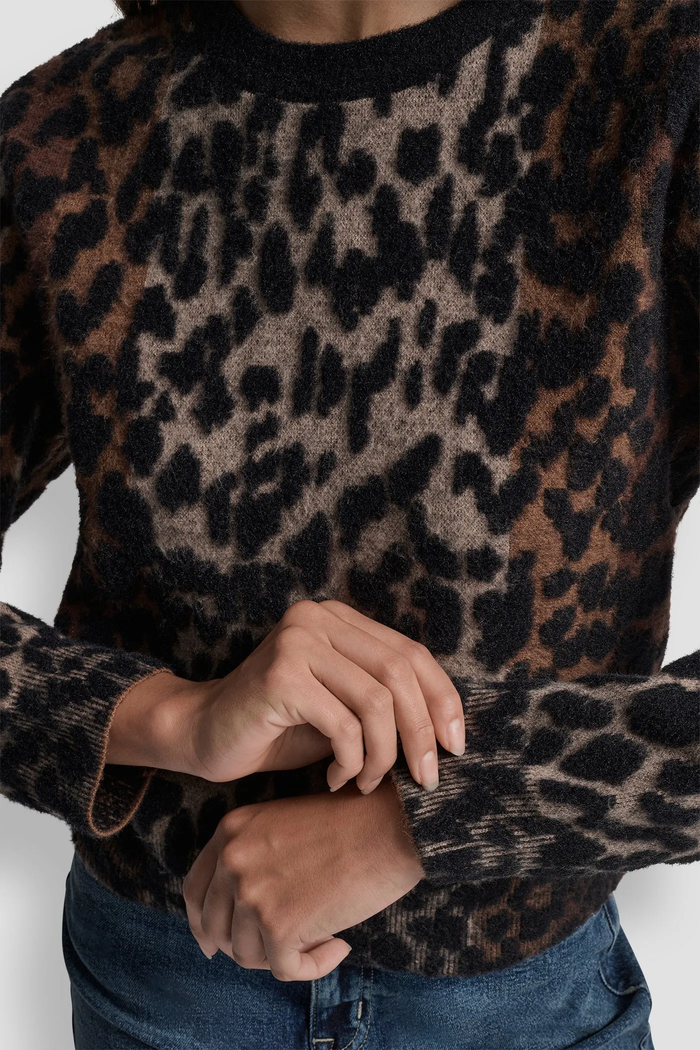 LEOPARD OMBRÉ SWEATER sold by DKNY product image thumbnail 4