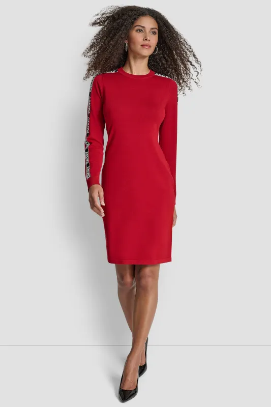 SLEEVE LOGO DRESS sold by DKNY