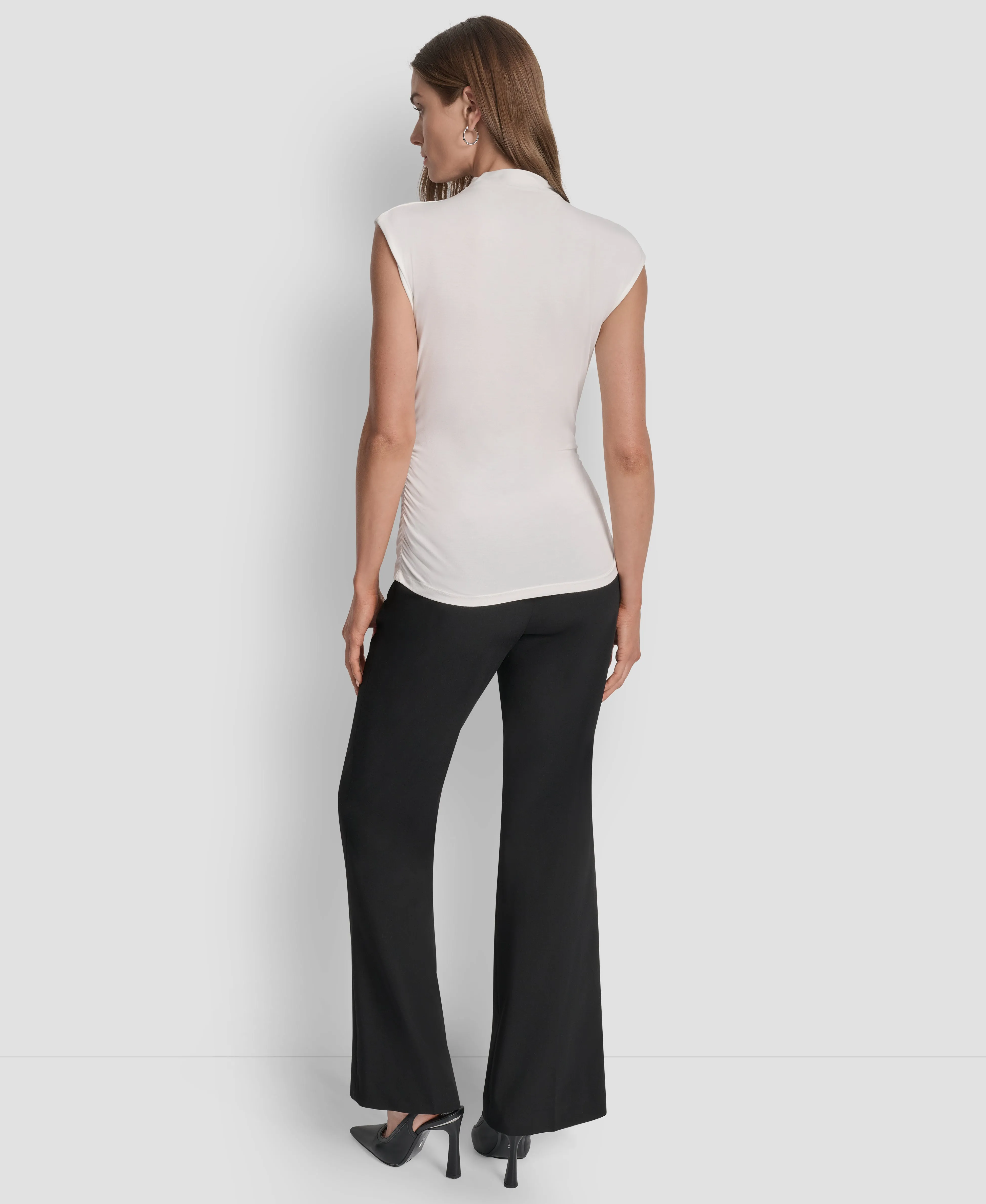 SLEEVELESS SIDE RUCHED TOP sold by DKNY product image thumbnail 2