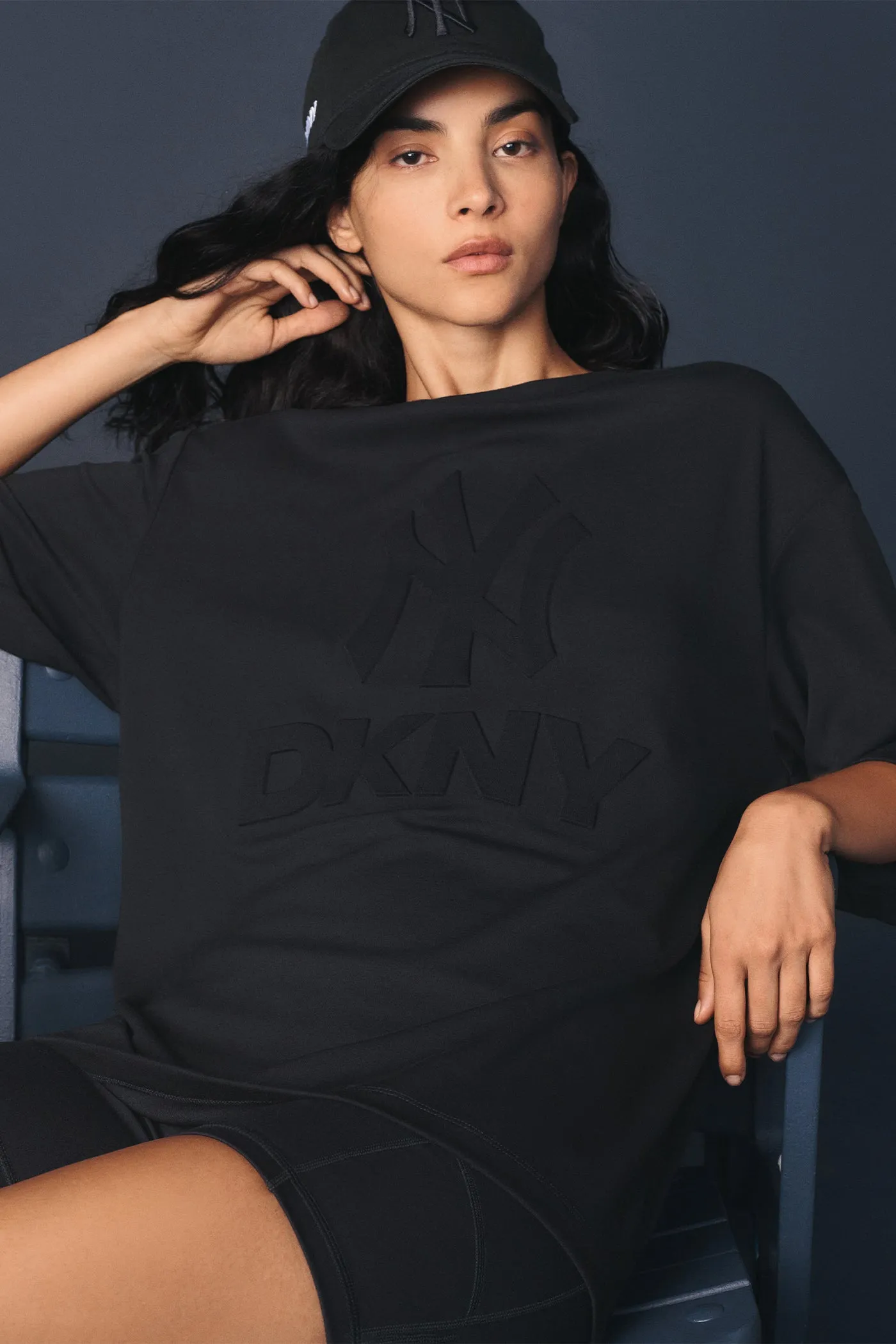 DKNY X YANKEES SHORT-SLEEVE EMBOSSED TEE sold by DKNY product image thumbnail 5