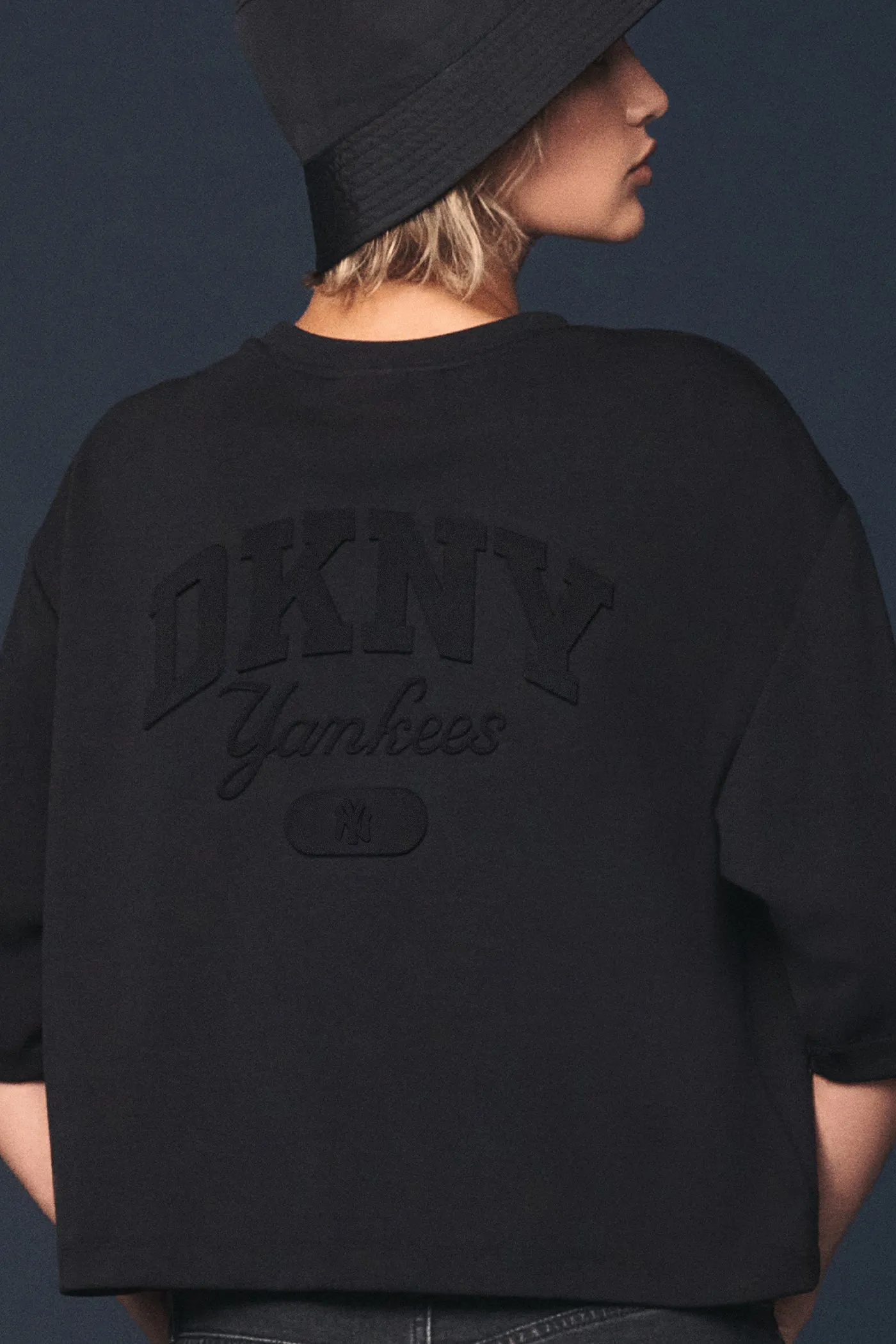 DKNY X YANKEES CROPPED TEE sold by DKNY product image thumbnail 3