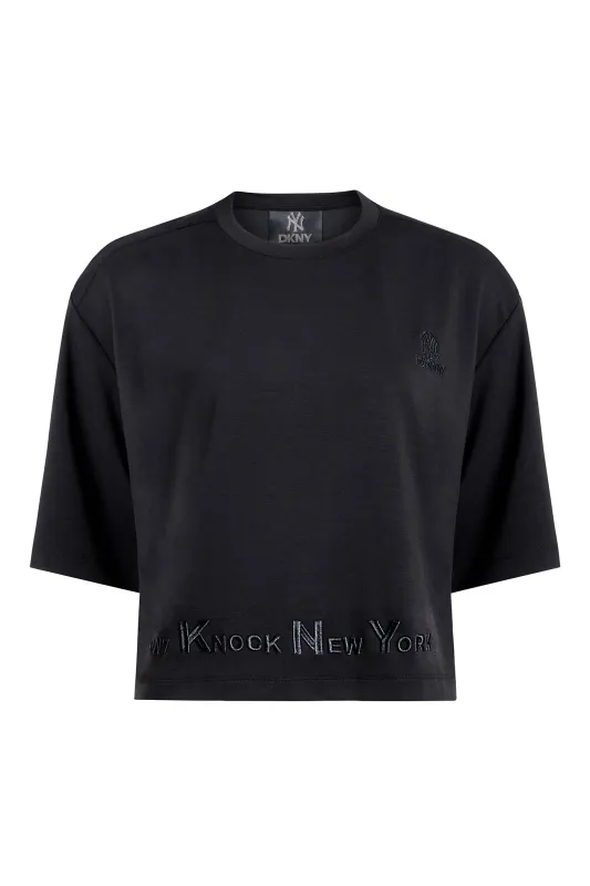 DKNY X YANKEES CROPPED TEE made by DKNY