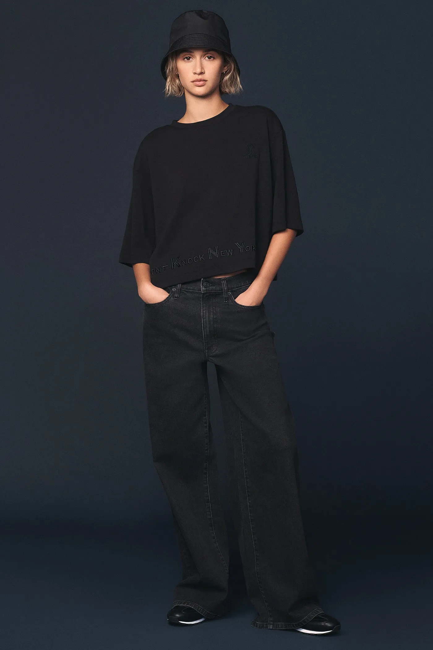 DKNY X YANKEES CROPPED TEE sold by DKNY product image thumbnail 4